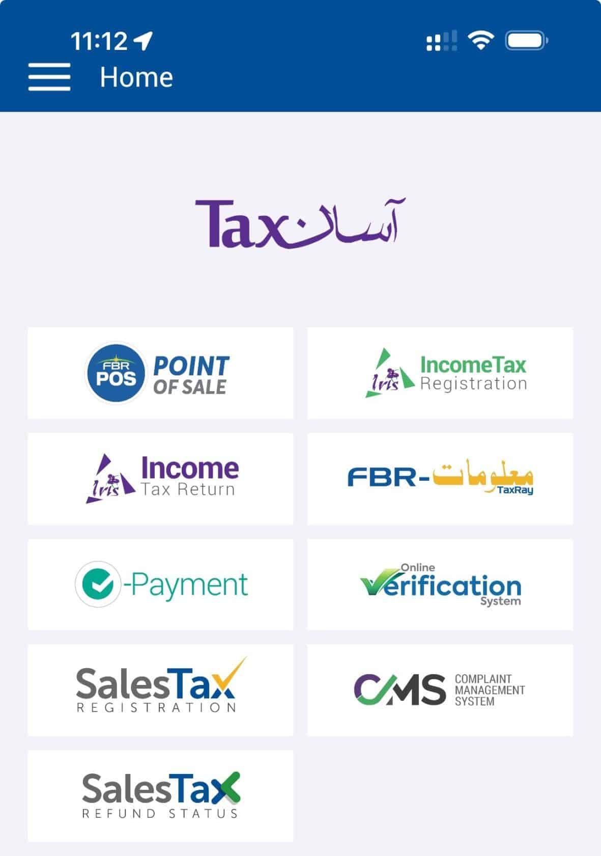 fbr tax asaan app